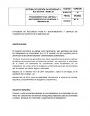 ESTANDAR DE SEGURIDAD PARA EL MANTENIMIENTO Y LIMPIEZA DE CAMARAS DE INSPECCION E IMBORNALES