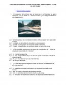 CUESTIONARIO DE EVALUACION VOLUNTARIA, PARA LICENCIA CLASE A3, LEY 19.495