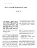Simple Network Management Protocol SNMPv3.