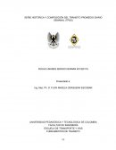 SERIE HISTÓRICA Y COMPOSICIÓN DEL TRÁNSITO PROMEDIO DIARIO SEMANAL.