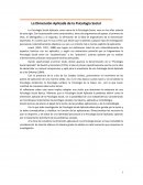 LA DIMENSION APLICADA DE LA PSICOLOGIA SOCIAL