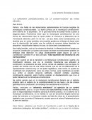 La garantía jurisdiccional de la constitución de Hans Kelsen