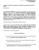 Trabajo en mexico DIVORCIO INCAUSADO.