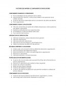 FACTORES QUE IMPIDEN EL CUMPLIMIENTO DE INDICADORES