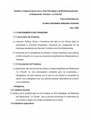 Análisis e Implementación de un Plan Estratégico de Marketing