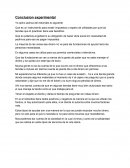 Redondeo Conclusion experimental