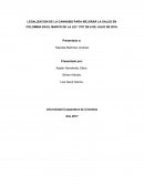 LEGALIZACION DE LA CANNABIS PARA MEJORAR LA SALUD EN COLOMBIA EN EL MARCO DE LA LEY 1787 DE 6 DE JULIO DE 2016
