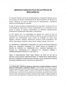EMPRESAS FARMACÉUTICAS INFLAN PRECIOS DE MEDICAMENTOS