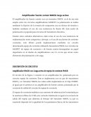 Esquema Amplificador Fuente Comun MOSFET
