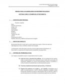 HISTORIA CLÍNICA Y EXÁMEN DEL ESTADO MENTAL