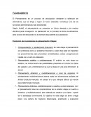 Ensayo El Planeamiento