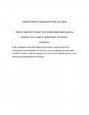 Examinar cómo surgió la manifestación del derecho.