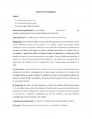 Proyecto de investigación de actividades de ocio