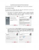 Lo primero que se debe tener instalar es el AGENTE y seguir los pasos descritos a continuación.