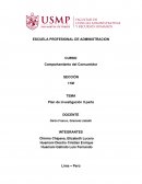 ESCUELA PROFESIONAL DE ADMINISTRACION CURSO Comportamiento del Consumidor