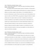 Tema: "Problemáticas ambientales urbanas y rurales"