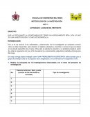 DAR AL ESTUDIANTE LA OPORTUNIDAD DE TENER UN ACERCAMIENTO REAL CON LO QUE ES UNA INVESTIGACIÓN Y COMO SE DESARROLLA.