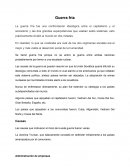 Guerra fría y las consecuencias en la Globalización.