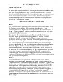 El tema de la contaminación es uno de los problemas más destacado que nos afecta diariamente que viene afectando nuestro entorno, nosotros contribuimos con esta contaminación que podría comenzar en la destrucción de nuestro planeta tierra.