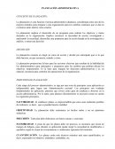 Planeación y Organización.