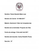 Construir y planear mi vida para llegar a tener todo lo que deseo con dedicación a mis prioridades estudios, trabajo y familia, comprender los obstáculos que se presentan y se presentarán en mi vida