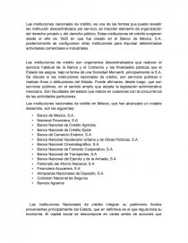 Instituciones nacionales de credito. Página 1