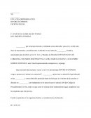 Como Medida Provisional ambos cónyuges solicitan se declare la separación de los mismos hasta en tanto se declare el Divorcio formalmente.