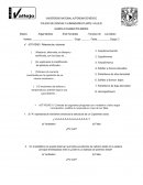 QUIMICA III EXAMEN POLIMEROS