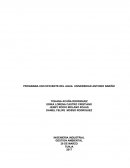 PROGRAMA USO EFICIENTE DEL AGUA UNIVERSIDAD ANTONIO NARIÑO