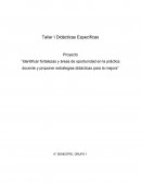 Proyecto “Identificar fortalezas y áreas de oportunidad en la práctica docente y proponer estrategias didácticas para la mejora”