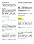 Tipo de investigacion. CRITERIOS DE SELECC DE MUESTRA