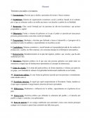 Glosario Términos asociados a la materia