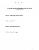 Proyecto ampliacion de una casa habiacion Escuela secundaria general N°4 profesor José Santos Valdés Salazar