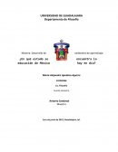 ¿En qué estado se encuentra la educación de México hoy en día?
