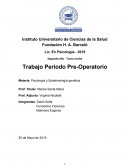 En el presente trabajo practico se toman distintas pruebas a una niña que tiene 5 años de edad (próxima a cumplir 6 años) y se estima se encuentra en el periodo pre-operatorio.