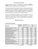 Planteamientos de problemas. Siendo el punto de partida de la investigación la determinación del problema científico