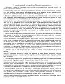 10 problemas de la corrupción en México y sus soluciones