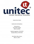 Laboratorio de Química - Leyes de los Gases