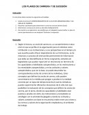 LOS PLANES DE CARRERA Y DE SUCESIÓN