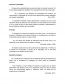 Desarrollo sustentable y ecologia