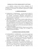La auditoría, consta de 10 normas adoptadas por el American Institute of Certified Public Accounts, dichas normas se dividen en tres grupos cuya finalidad es garantizar la calidad de los auditores.