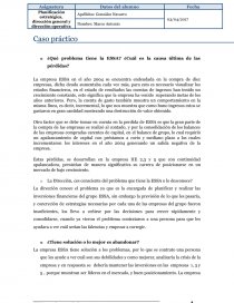 ¿Qué problema tiene la ESSA? ¿Cuál es la causa última de las pérdidas?. Página 1