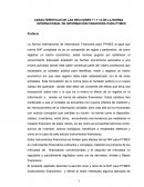 CARACTERÍSTICAS DE LAS SECCIONES 11 Y 12 DE LA NORMA INTERNACIONAL DE INFORMACIÓN FINANCIERA PARA PYMES
