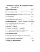 Encuesta para la presencia de la patología de esofagitis