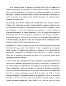 Etica, la importancia de la ética con respecto a la profesión de psicólogo