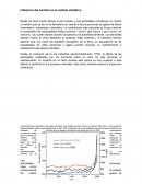 Influencia del hombre en el cambio climatico 1ro B