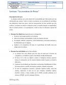 Lectura: “La aventura de Pecas”