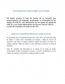 PLANTEAMIENTO DEL EJERCICIO SOBRE FLUJO DE FONDOS.
