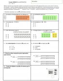 Prueba 1° básico Matematicas números 0 al 20 1.