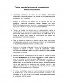 PASO A PASO EN LA SEPARACION DE HEMOCOMPONENTES SANGUINEOS
